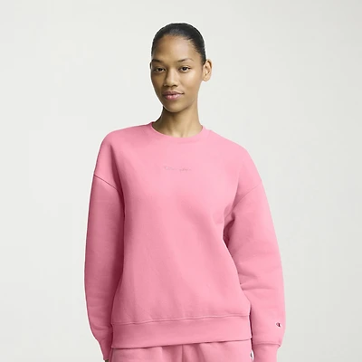 Champion Womens Powerblend Crew Neck Long Sleeve Sweatshirt