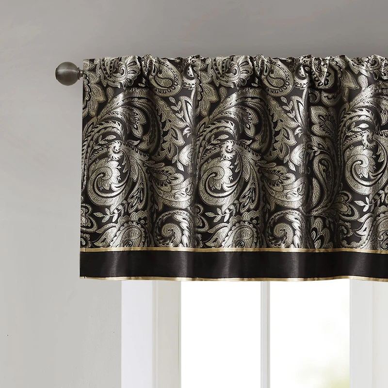 Madison Park Whitman Rod Pocket Tailored Valance