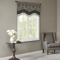 Madison Park Whitman Rod Pocket Scallop Valance