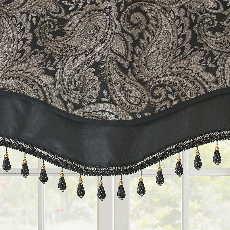 Madison Park Whitman Rod Pocket Scallop Valance
