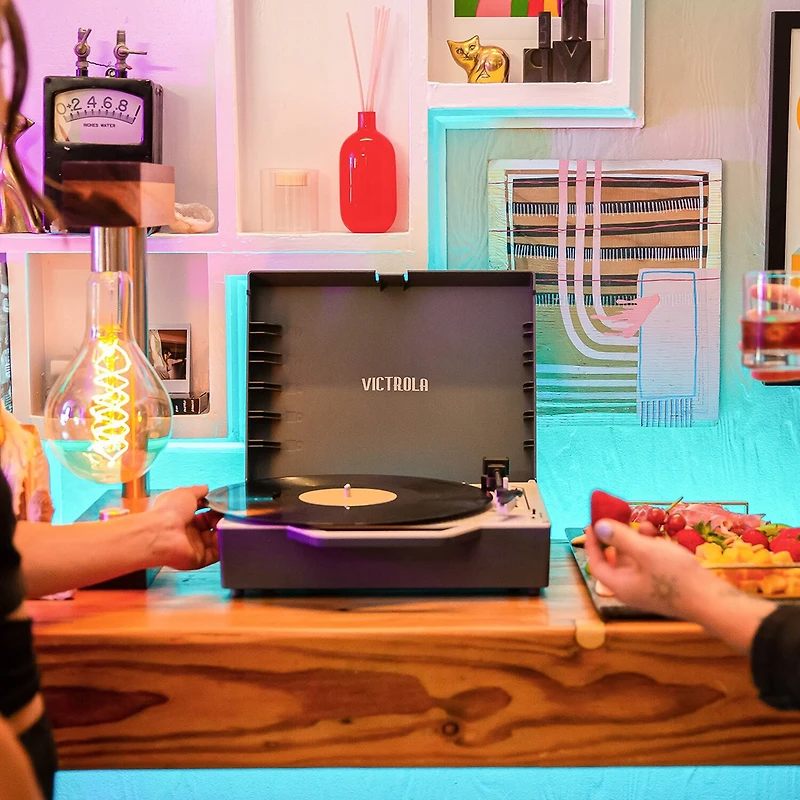 Victrola Re-Spin Sustainable Bluetooth Suitcase Record Player