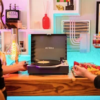 Victrola Re-Spin Sustainable Bluetooth Suitcase Record Player