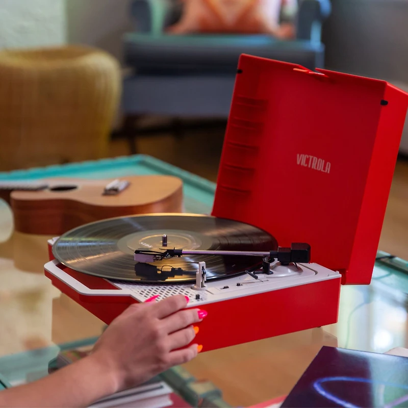 Victrola Re-Spin Sustainable Bluetooth Suitcase Record Player