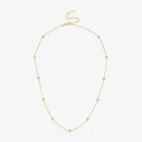 Diamond Addiction 1/4 CT.T.W. - 1/2 CT. T.W. (G-H / Si2-I1)  Lab-Grown Station Necklace Sterling Silver Or 14k Gold Over