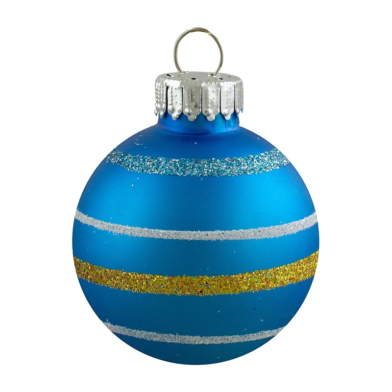 Northlight Matte Glass Ball 10-pc. Christmas Ornament