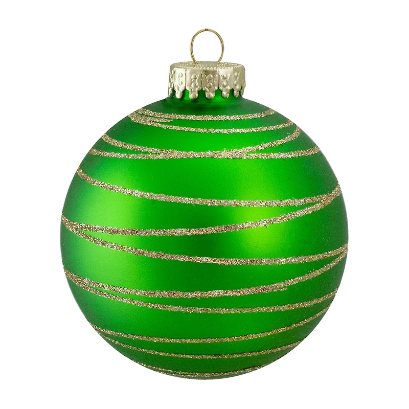Northlight Glass Matte Ball 4-pc. Christmas Ornament