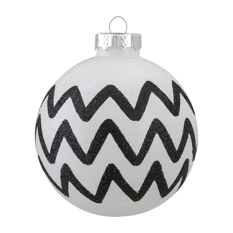 Northlight Textured Glass Ball 4-pc. Christmas Ornament