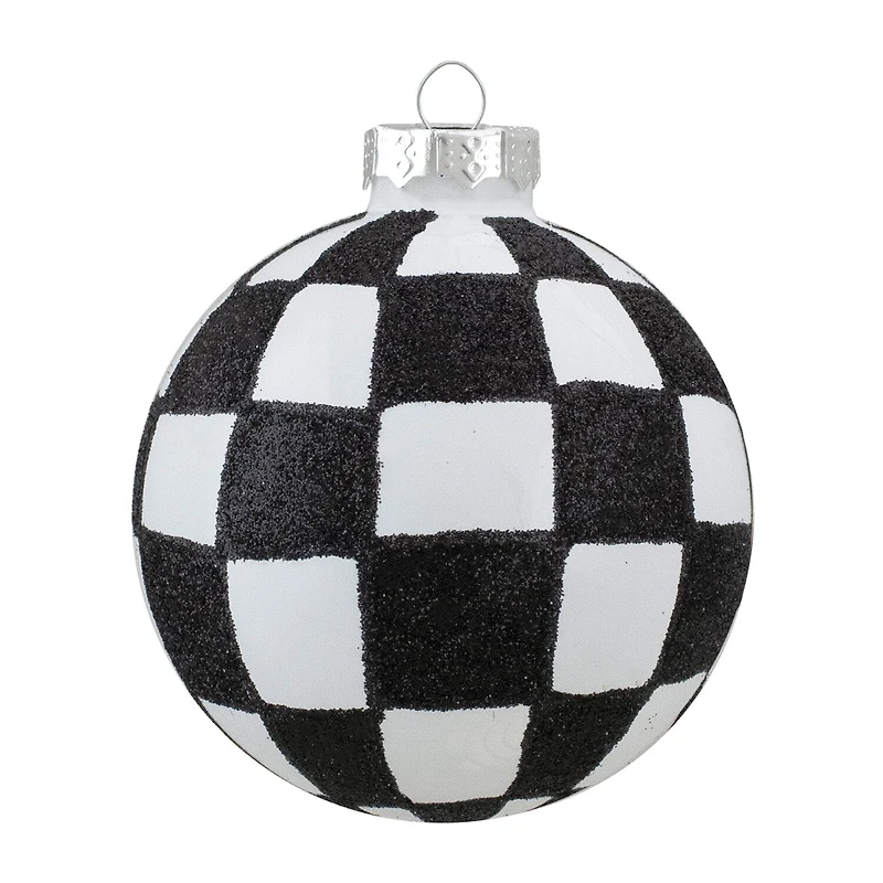 Northlight Textured Glass Ball 4-pc. Christmas Ornament