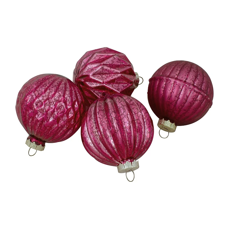 Northlight Pink Mercury 12-pc. Christmas Ornament