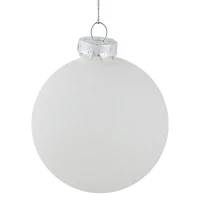 Northlight Glass Ball With Trees 4-pc. Christmas Ornament