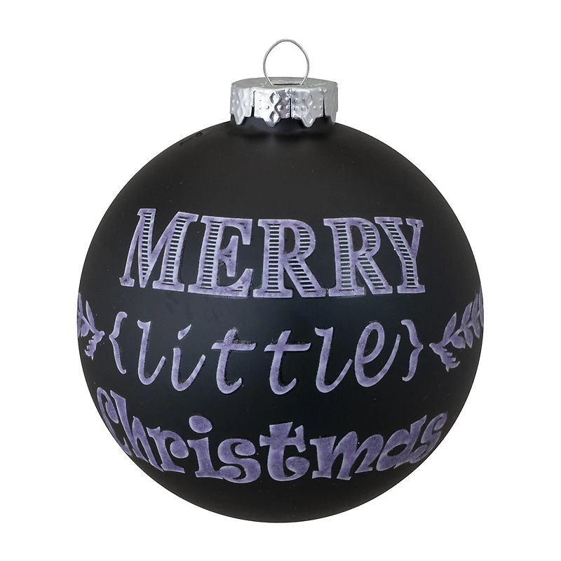 Northlight Little Glass Ball 4-pc. Christmas Ornament