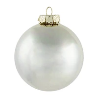Northlight 2-Finish Glass Ball 6-pc. Christmas Ornament