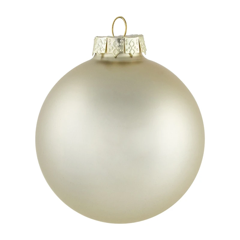 Northlight 2-Finish Glass Ball 6-pc. Christmas Ornament