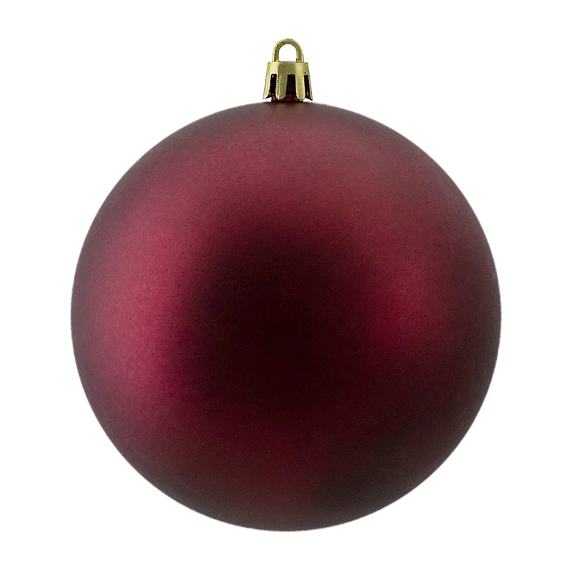 Northlight Matte Ball 12-pc. Christmas Ornament