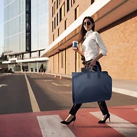 WallyBags 60" Premium Tri-Fold Travel Garment Bag With Pocket