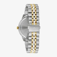 Bulova His and Hers Adult Two Tone Stainless Steel 2-pc. Watch Boxed Set 98x125