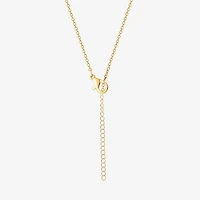 Disney Classics Ohana Womens 18K Gold Over Brass 16 Inch Pendant Necklace
