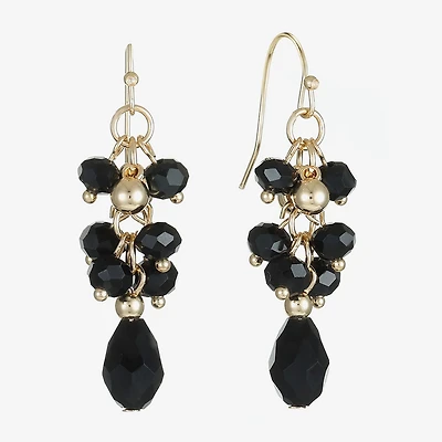 Mixit Gold Tone Womens Drop Earrings