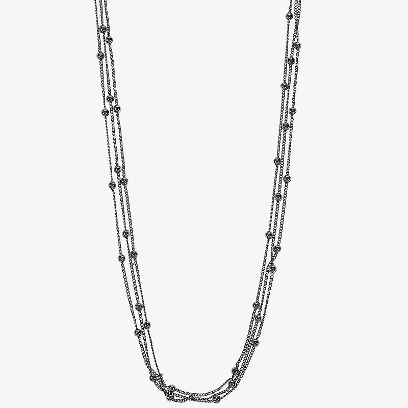Liz Claiborne Layered Womens Inch Strand Necklace