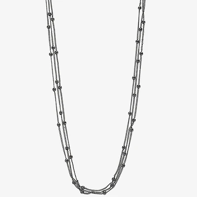Liz Claiborne Layered Womens Inch Strand Necklace