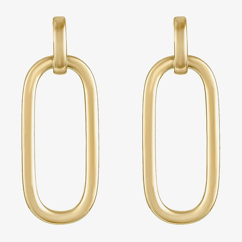 Liz Claiborne Doorknocker Womens Hypoallergenic Drop Earrings