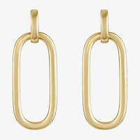 Liz Claiborne Doorknocker Womens Hypoallergenic Drop Earrings