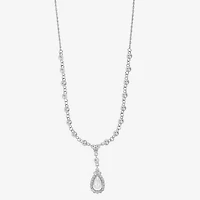 Monet Jewelry Timeless Womens Glass 17 Inch Y Necklace