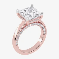 5 1/2 CT. T.W. Lab-Grown (G-H / Vs2-Si1) Diamond Princess-cut Solitaire Engagement Ring 14K Gold