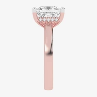 5 1/2 CT. T.W. Lab-Grown (G-H / Vs2-Si1) Diamond Princess-cut Solitaire Engagement Ring 14K Gold