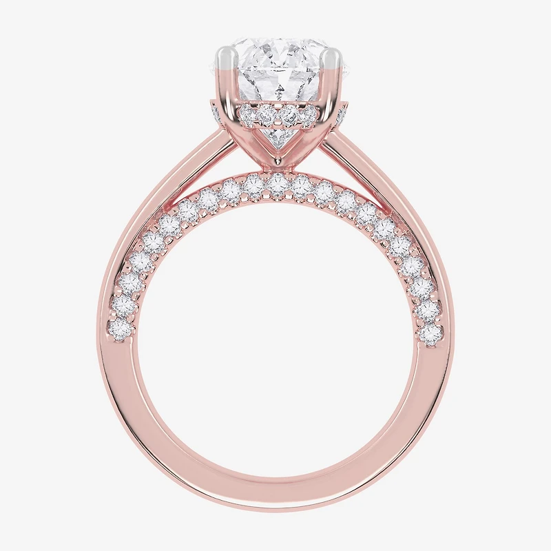 G-H / Vs2-Si1) Womens / CT. T.W. Lab Grown White Diamond 14K Gold Solitaire Engagement Ring