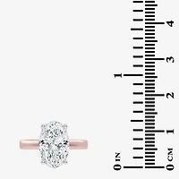 G-H / Vs2-Si1) Womens / CT. T.W. Lab Grown White Diamond 14K Gold Solitaire Engagement Ring