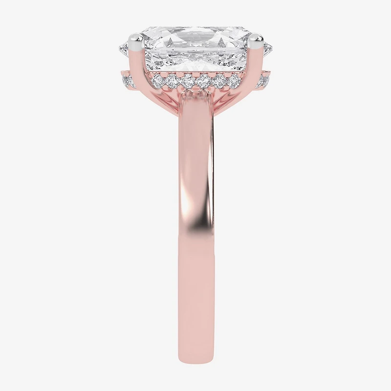 G-H / Vs2-Si1) Womens / CT. T.W. Lab Grown White Diamond 14K Gold Solitaire Engagement Ring