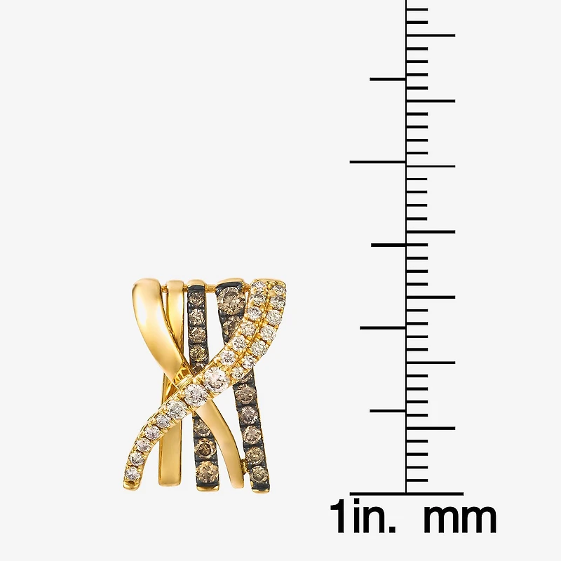 Le Vian® Earrings featuring Chocolate Diamonds® Nude Diamonds™ set in 14K Honey Gold™