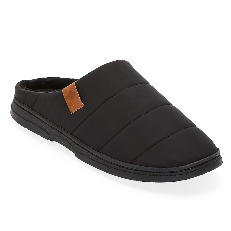 St. John's Bay Puffer Scuff Mens Memory Foam Slip-On Slippers