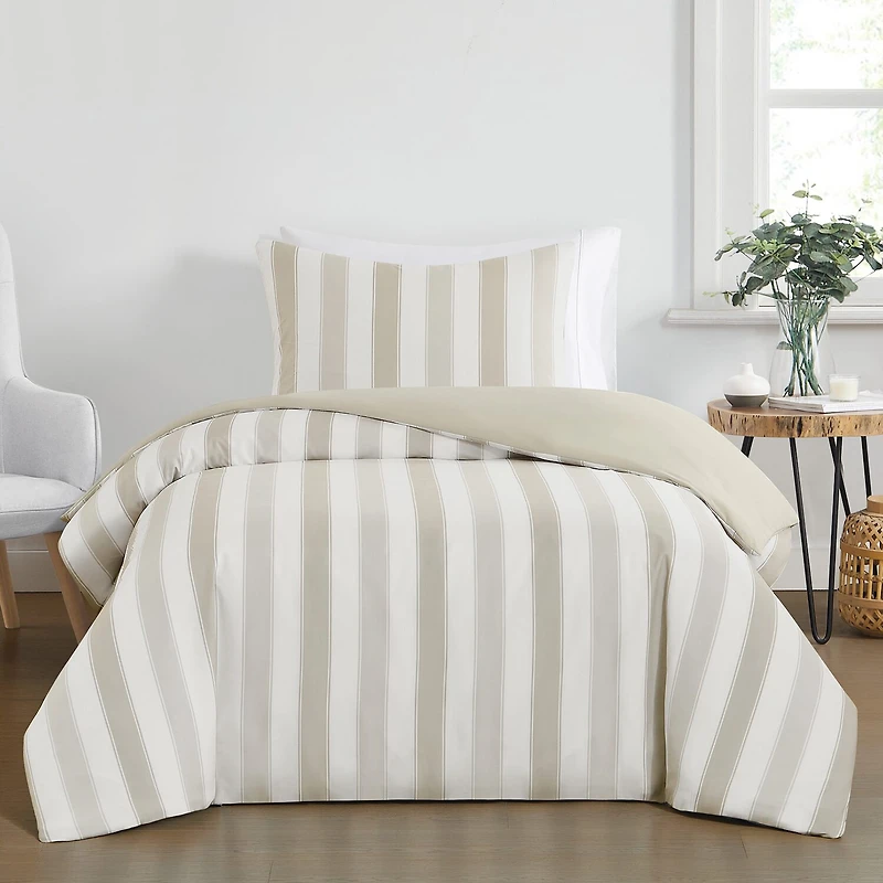 Truly Soft Aiden Stripe Midweight Comforter Set