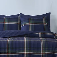 Truly Soft Bronson Plaid Quilt Set