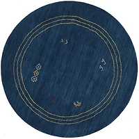 Safavieh Himalaya Collection Patrick Border Round Area Rug