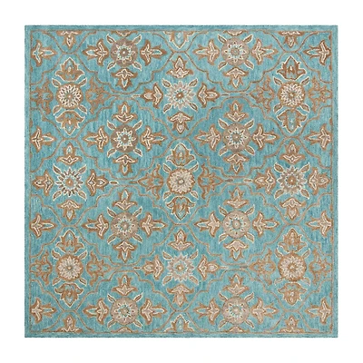 Safavieh Heritage Collection Merrill Damask Square Area Rug