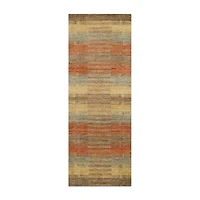 Safavieh Himalaya Collection Garnet Geometric Runner Rug