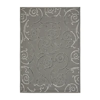 Safavieh Courtyard Collection Hoyt Floral Indoor/Outdoor Area Rug