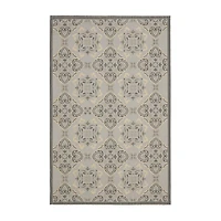 Safavieh Courtyard Collection Jesper Floral Indoor/Outdoor Area Rug
