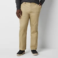 St. John's Bay Universal Easy Care Extender Mens Classic Fit Big and Tall Flat Front Pant
