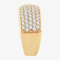 (H-I / I1) Womens 1 1/2 CT. T.W. Lab Grown White Diamond 10K Gold Anniversary Band