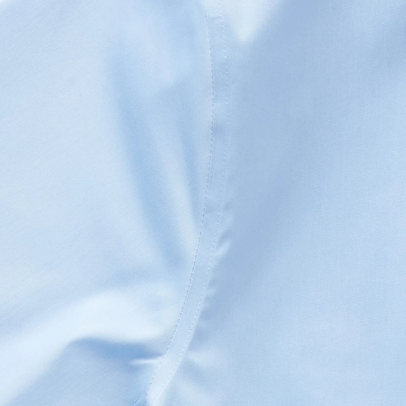 Stafford Smart Tech Magna Ready® Mens Regular Fit Easy-on + Easy-off Sensory Friendly Adaptive Stretch Fabric Wrinkle Free Long Sleeve Dress Shirt