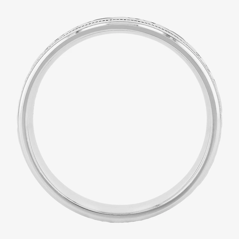 Mens Sterling Silver Wedding Band
