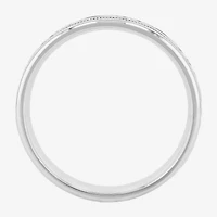 Mens Sterling Silver Wedding Band