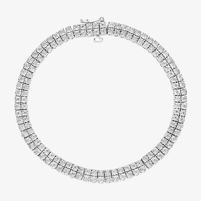 Effy Final Call Womens 1/2 CT. T.W. Natural White Diamond Sterling Silver 7 Inch Tennis Bracelet