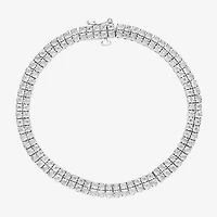 Effy Final Call Womens 1/2 CT. T.W. Natural White Diamond Sterling Silver 7 Inch Tennis Bracelet