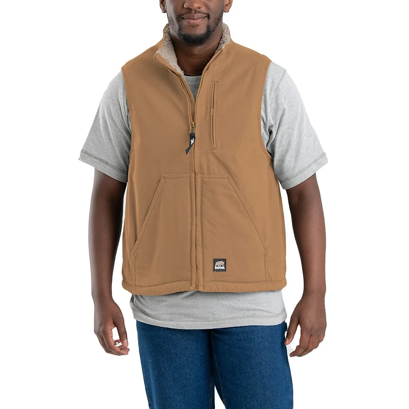 Berne Canyon Sherpa Lined Mens Fleece Heavyweight Big and Tall Vest
