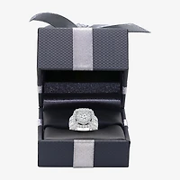 (I / I1) Womens 4 CT. T.W. Lab Grown White Diamond 10K or 14K Gold Cushion Halo Engagement Ring